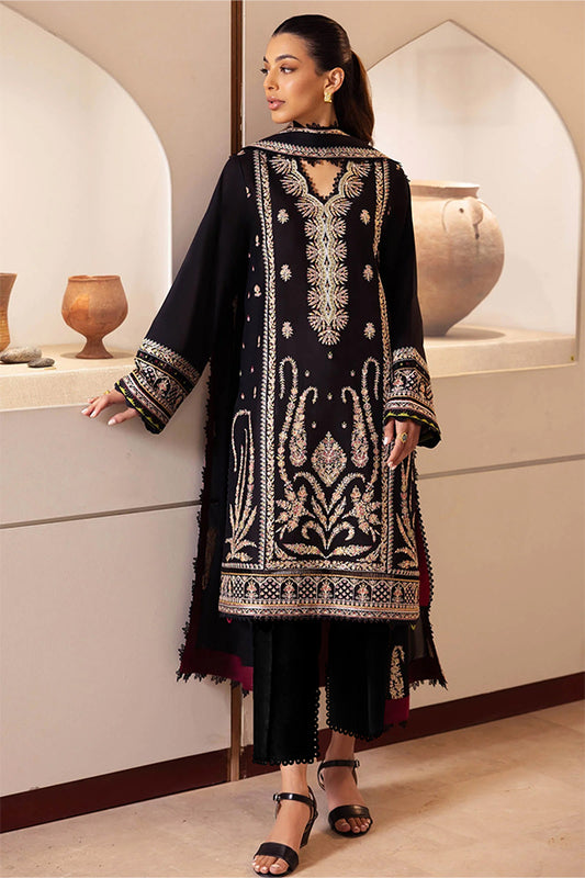 EMBROIDERED WINTER KHADDAR TWO PIECE ZW-42