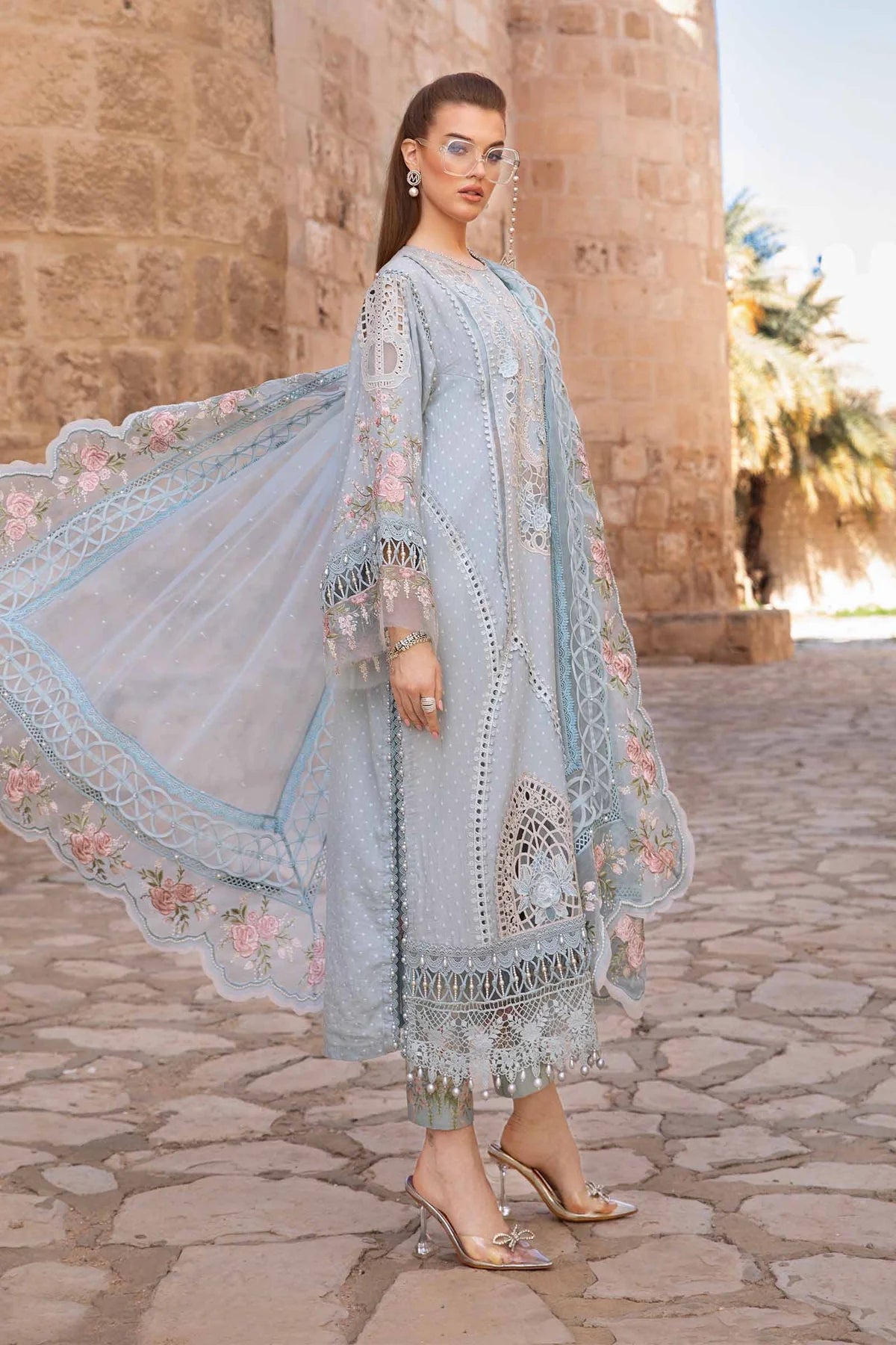 Maria B SUMMER LUXURY THREE PIECE LAWN C-204 EID SPECIAL SALE